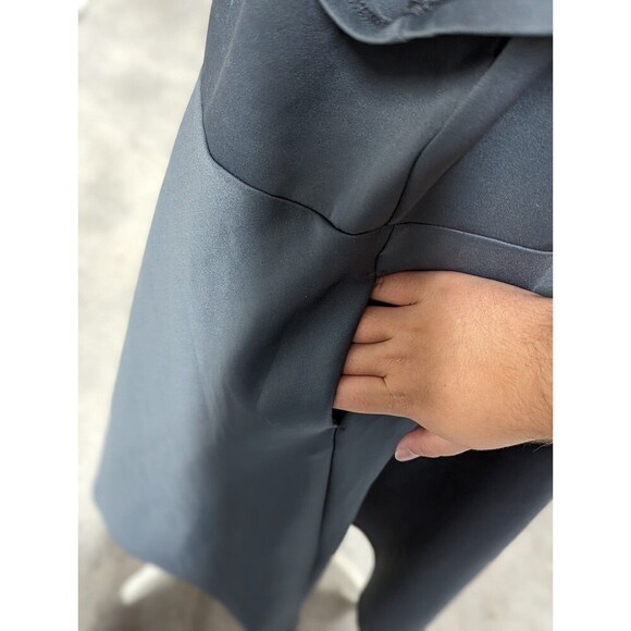 Today I am Confident Plus Size 30/32 Grey fit and flare dress pockets - Picture 4 of 6